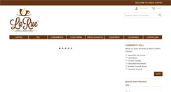 Desktop Screenshot of laruecoffee.com